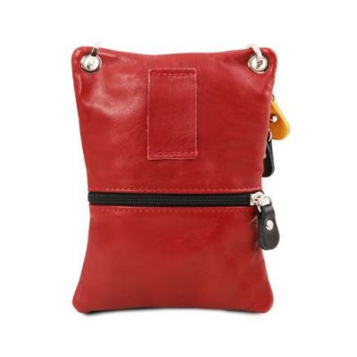 Tuscany Leather Soft Leather Mini Cross Bag Red #2