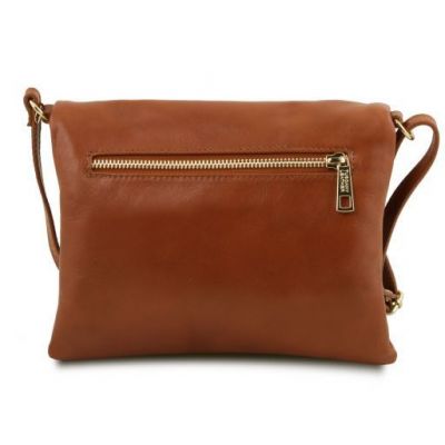 Tuscany Leather Young Bag Shoulder Bag With Tassel Detail Cognac #3