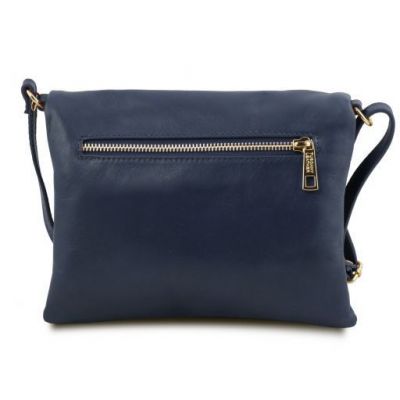 Tuscany Leather Young Bag Shoulder Bag With Tassel Detail Dark Blue #3