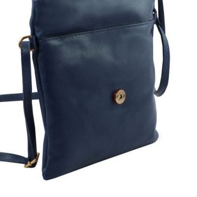 Tuscany Leather Young Bag Shoulder Bag With Tassel Detail Dark Blue #4