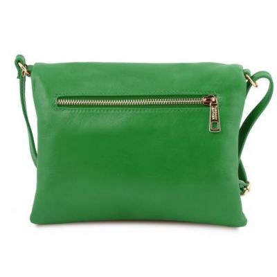 Tuscany Leather Young Bag Shoulder Bag With Tassel Detail Green #3