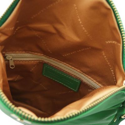 Tuscany Leather Young Bag Shoulder Bag With Tassel Detail Green #4