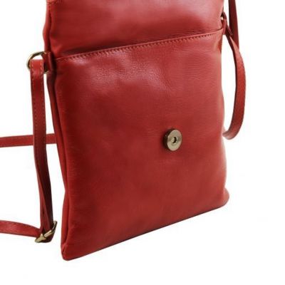 Tuscany Leather Young Bag Shoulder Bag With Tassel Detail Red #3