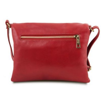 Tuscany Leather Young Bag Shoulder Bag With Tassel Detail Red #4