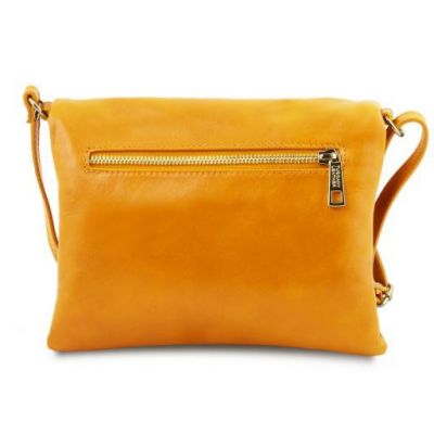 Tuscany Leather Young Bag Shoulder Bag With Tassel Detail Yellow #3
