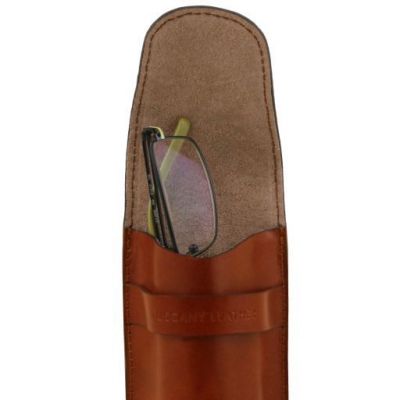 Tuscany Leather Exclusive Eyeglasses/Smartphone/Watch Holder Honey #4