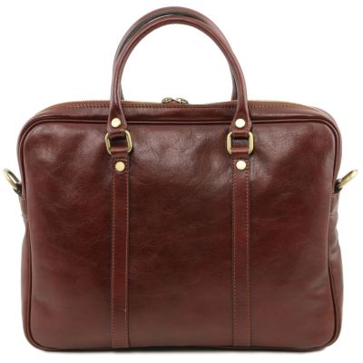 Tuscany Leather Prato Brown Exclusive Laptop Case #8