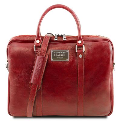 Tuscany Leather Prato Red Exclusive Laptop Case #1