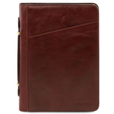 Tuscany Leather Costanzo Exclusive Leather Portfolio Brown