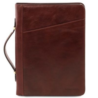 Tuscany Leather Costanzo Exclusive Leather Portfolio Red #3