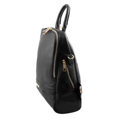 Tuscany Leather TL Bag Soft Leather Backpack For Women Black #2