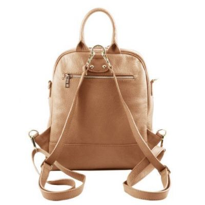 Tuscany Leather TL Bag Soft Leather Backpack For Women Champagne #3