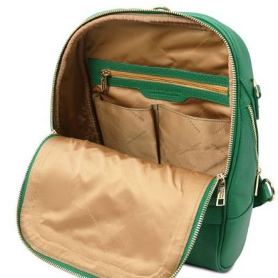 Tuscany Leather TL Bag Soft Leather Backpack For Women Green #4