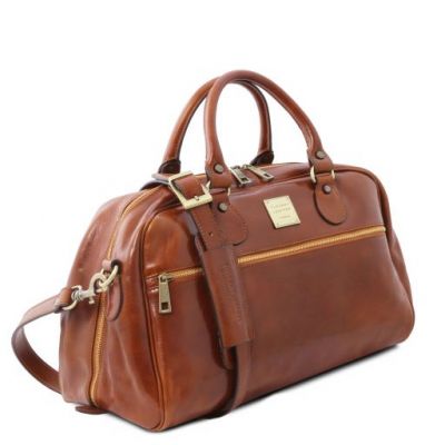 Tuscany Leather Voyager Travel Leather Bag Small Size Brown #2
