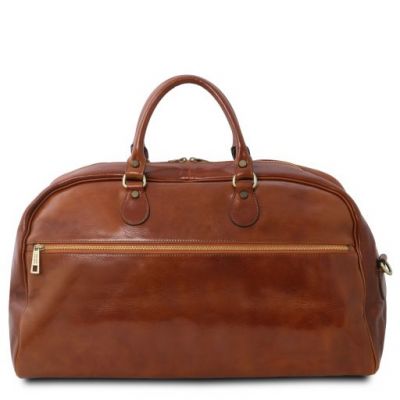 Tuscany Leather Voyager Leather Travel Bag Large Size Brown #3