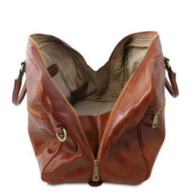 Tuscany Leather Voyager Leather Travel Bag Large Size Honey #5