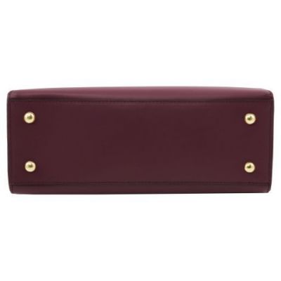 Tuscany Leather Aura Leather Handbag Bordeaux #4