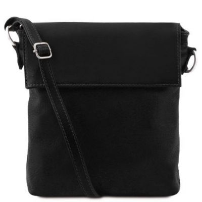Tuscany Leather Classic Morgan Shoulder Bag Black