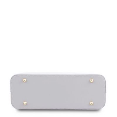 Tuscany Leather Tote Handbag - Small Size White #3