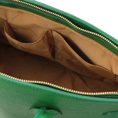 Tuscany Leather TL Handbag With Golden Hardware Green #5