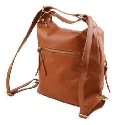 Tuscany Leather TL Bag Leather Convertible Bag Cinnamon #5