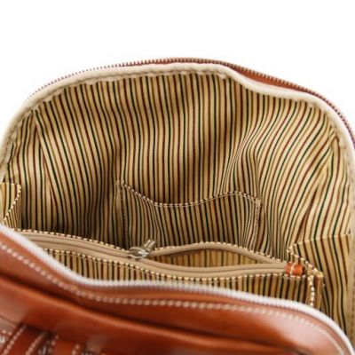 Tuscany Leather Manila Leather Backpack Black #7