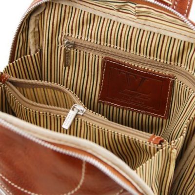 Tuscany Leather Manila Leather Backpack Honey #2