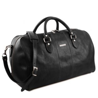 Tuscany Leather Travel Duffle Bag - Large Size Black #2