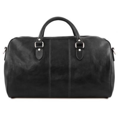 Tuscany Leather Travel Duffle Bag - Large Size Black #3