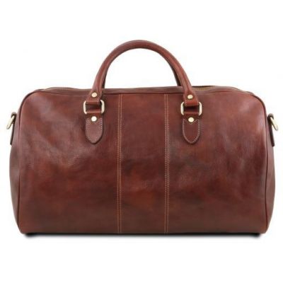 Tuscany Leather Travel Duffle Bag - Large Size Brown #2