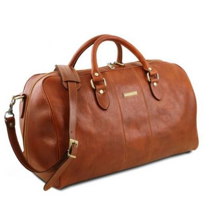 Tuscany Leather Travel Duffle Bag - Large Size Honey #2