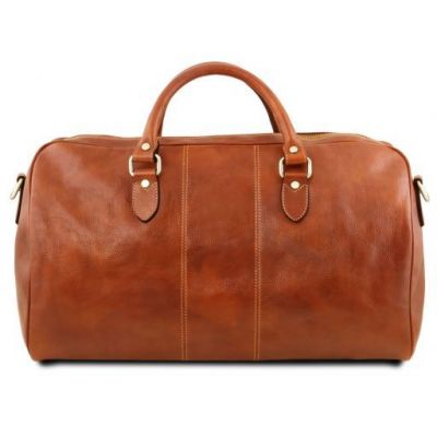 Tuscany Leather Travel Duffle Bag - Large Size Honey #3
