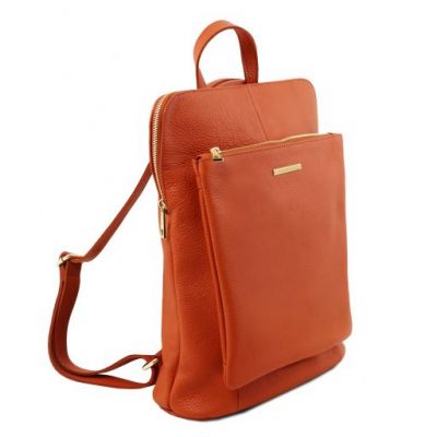 Tuscany Leather TL Bag Soft Leather Backpack For Women Brandy #2