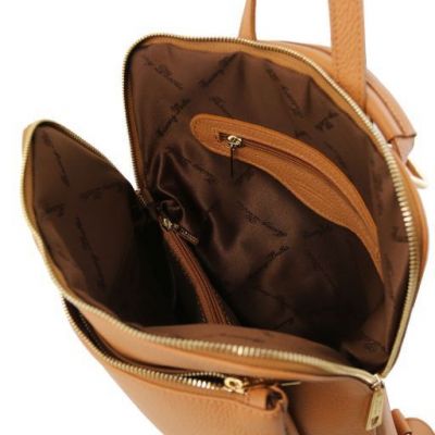 Tuscany Leather TL Bag Soft Leather Backpack For Women Cognac #5