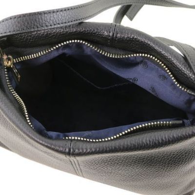 Tuscany Leather Soft Leather Shoulder Bag Black #3