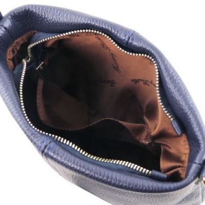 Tuscany Leather Soft Leather Shoulder Bag Dark Blue #3