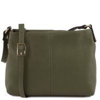 Tuscany Leather Bag Soft Leather Shoulder Bag Forest Green