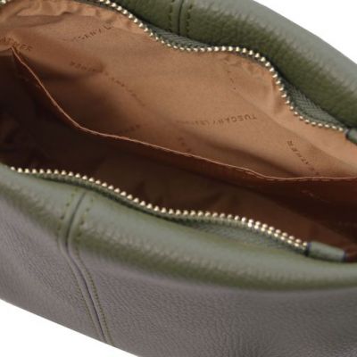 Tuscany Leather Bag Soft Leather Shoulder Bag Forest Green #4