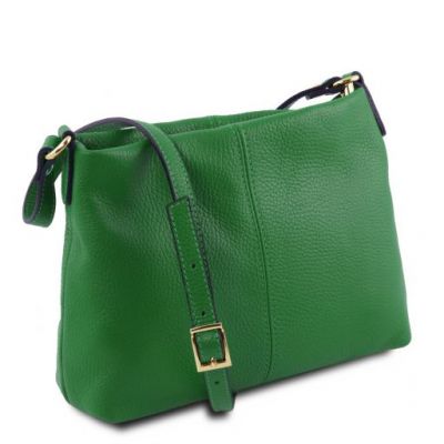Tuscany Leather Bag Soft Leather Shoulder Bag Green #2