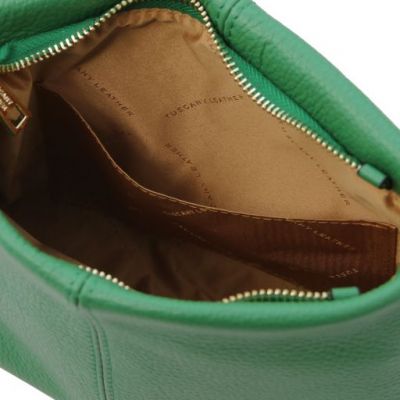 Tuscany Leather Bag Soft Leather Shoulder Bag Green #4
