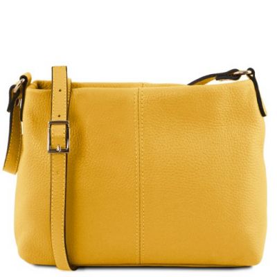 Tuscany Leather Bag Soft Leather Shoulder Bag Yellow