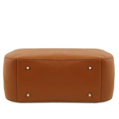 Tuscany Leather Camelia Leather Handbag Cognac #3