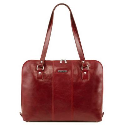 Tuscany Leather Ravenna Exclusive Lady Business Bag Red #1
