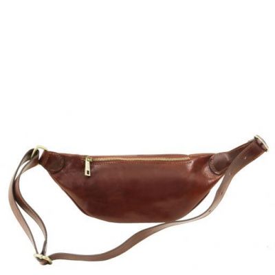 Tuscany Leather Fanny Pack Dark Brown #2