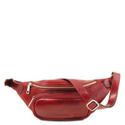 Tuscany Leather Fanny Pack Red #1