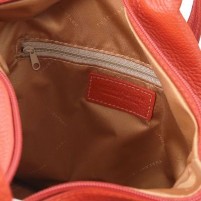 Tuscany Leather Shanghai Leather Backpack Brandy #4