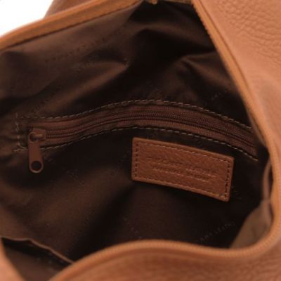 Tuscany Leather Shanghai Leather Backpack Cognac #4
