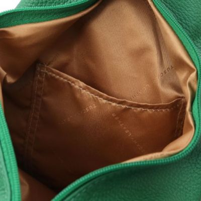 Tuscany Leather Shanghai Leather Backpack Green #5