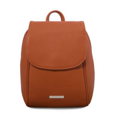 Tuscany Leather TL Bag Soft Leather Backpack Cognac #1