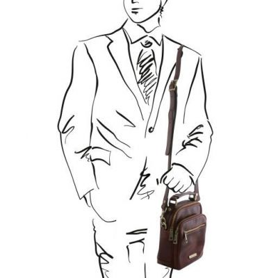 Tuscany Leather Paul Leather Crossbody Bag Honey #7